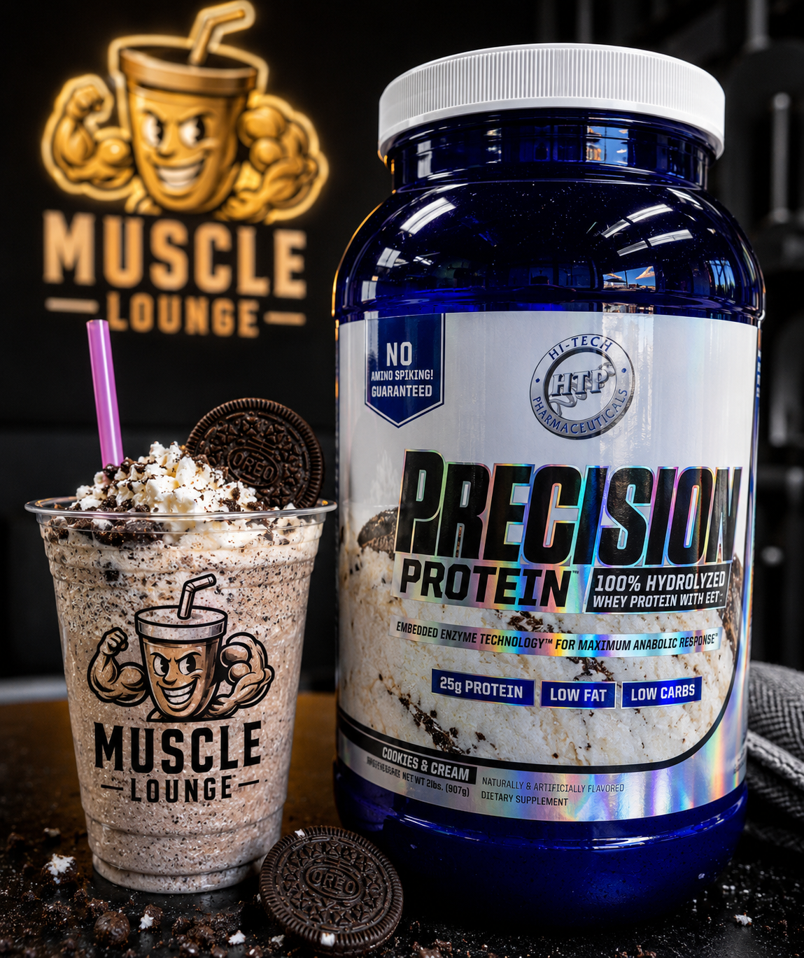 Crushin Cookies & Cream protein smoothie